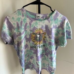 Vintage Woodstock 99 cropped baby tee